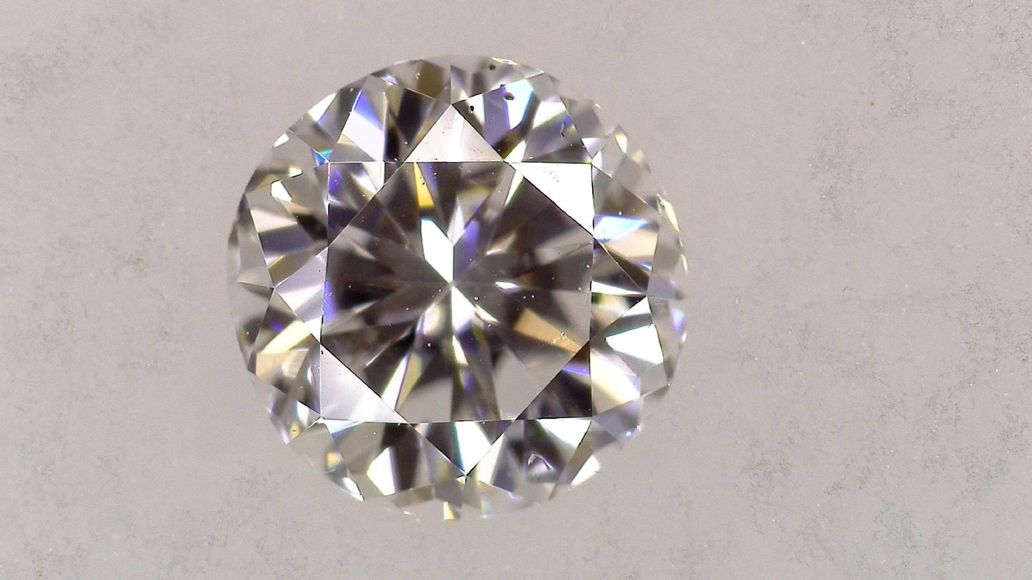 0.311ct F SI-1 ****/VG/FR NONE NATURAL 4.11-4.24X2.76mm RD Loose Diamond