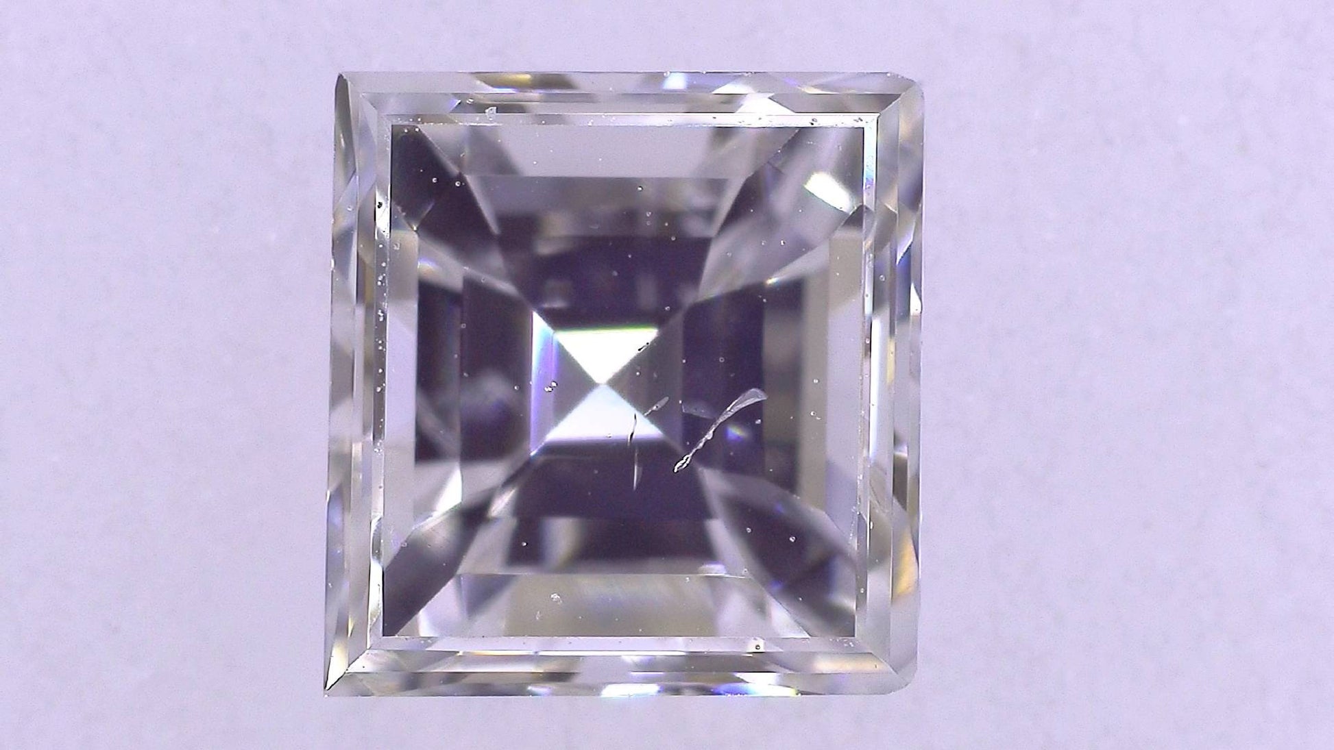 0.311ct F SI-2 ****/GD/FR FAINT NATURAL 3.82-3.64X2.64mm SQ Loose Diamond