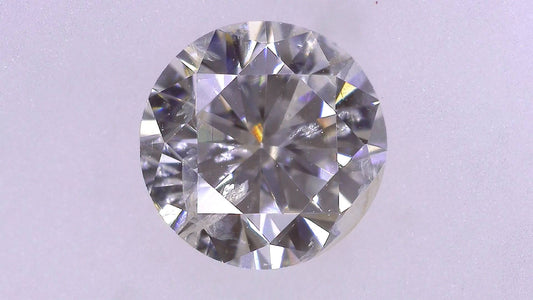 0.562ct H I-1 GOOD/GD/FR MEDIUM BLUE NATURAL 5.27-5.32X3.18mm Loose Diamond