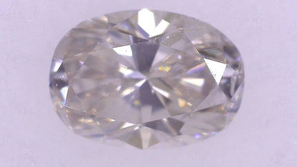 0.484ct VERY LIGHT PINK BROWN I-1 ****/GD/GD FAINT NATURAL 5.69-4.11X2.86mm OV Diamond Loose