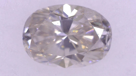 0.484ct VERY LIGHT PINK BROWN I-1 ****/GD/GD FAINT NATURAL 5.69-4.11X2.86mm OV Diamond Loose