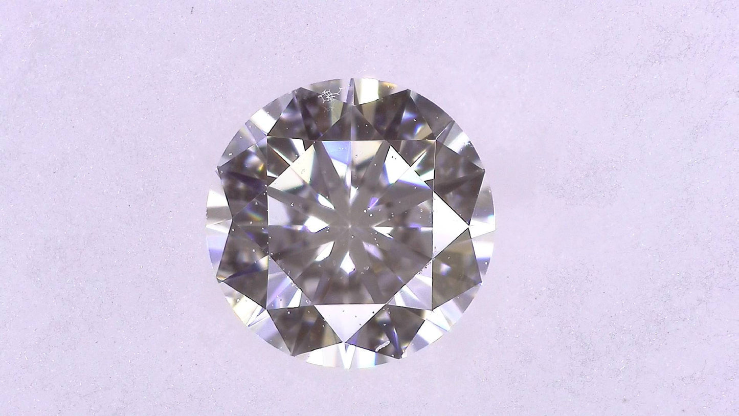 0.257ct H VVS-2 VERY GOOD/VG/GD NONE NATURAL 4.12-4.16X2.48mm Loose Diamond