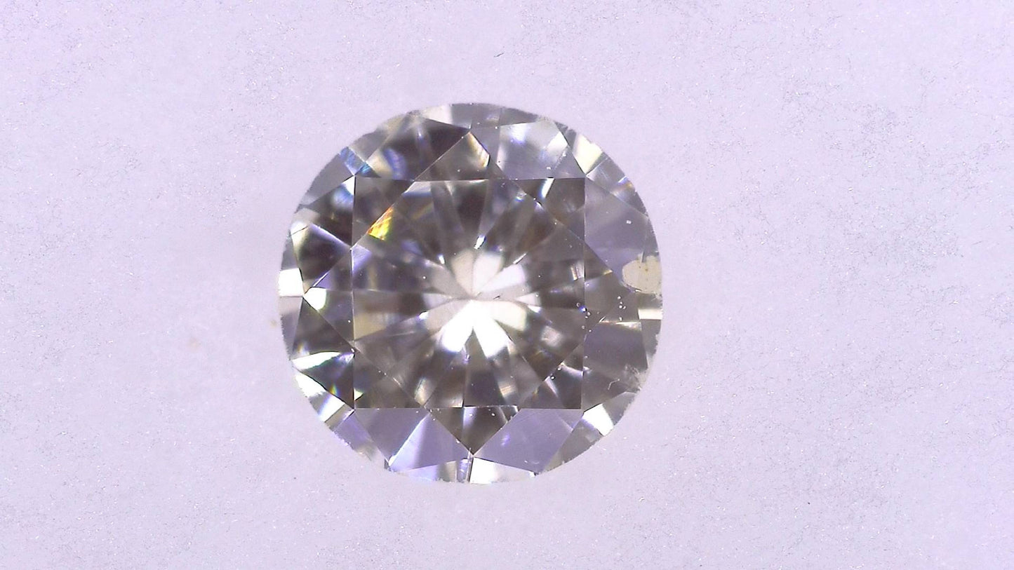 0.212ct J SI-2 FAIR/GD/FR NONE NATURAL 3.95-4.04X2.21mm Loose Diamond