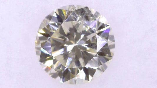 1.071ct L SI-2 GOOD/GD/GD STRONG BLUE NATURAL 6.50-6.55X4.09mm Loose Diamond