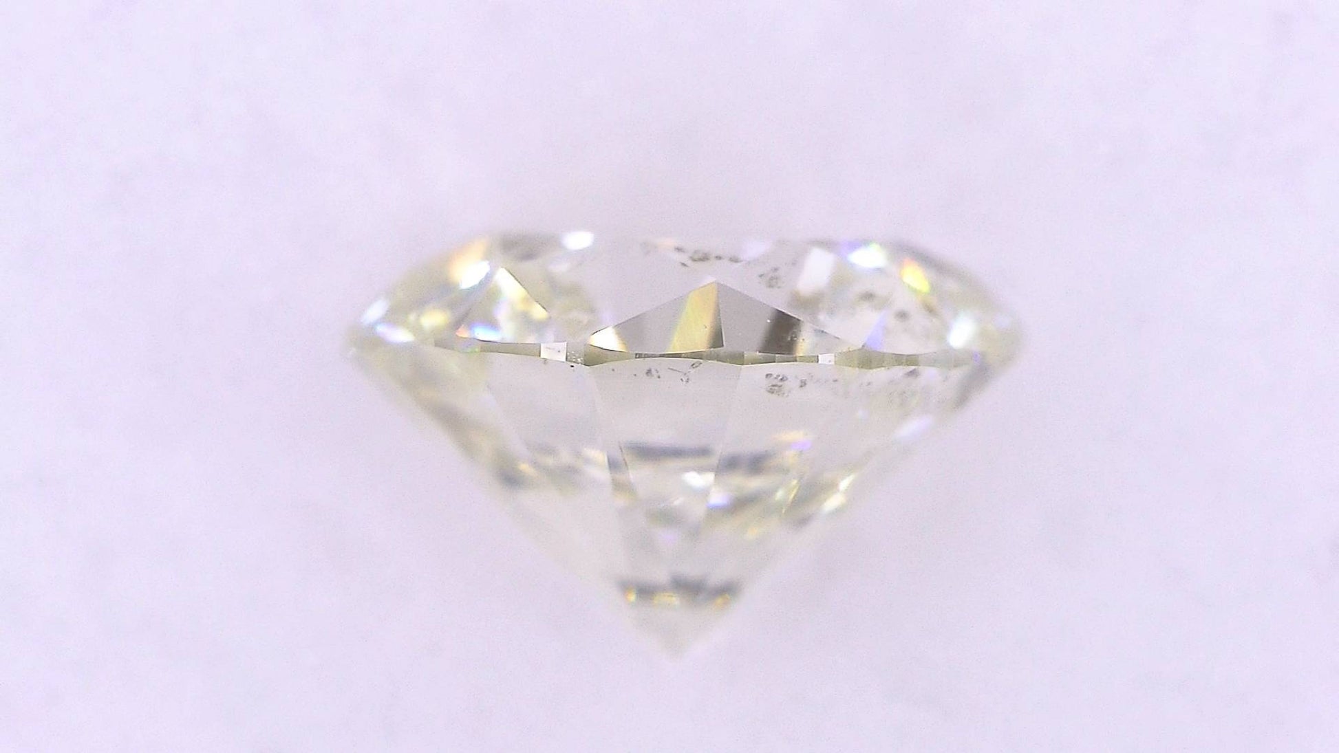 1.071ct L SI-2 GOOD/GD/GD STRONG BLUE NATURAL 6.50-6.55X4.09mm Loose Diamond