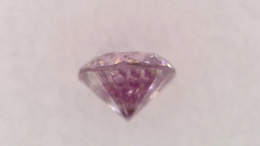 0.115ct Fancy Purple Pink I-1 ****/FR/FR Medium Blue Natural 2.92-2.98X2.00mm RD Loose Diamond