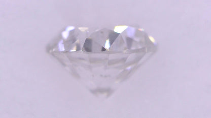 0.418ct F SI-2 POOR/GD/FR MEDIUM BLUE NATURAL 4.46-4.59X3.13mm Loose Diamond