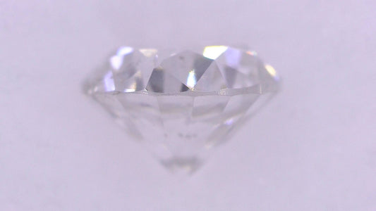 0.418ct F SI-2 POOR/GD/FR MEDIUM BLUE NATURAL 4.46-4.59X3.13mm Loose Diamond