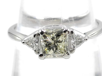 D1.008ct FD0.16ct PT900 4.2g Ring 