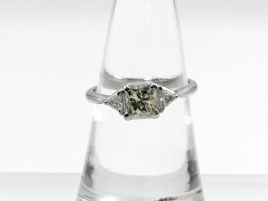 D1.008ct FD0.16ct PT900 4.2g Ring 