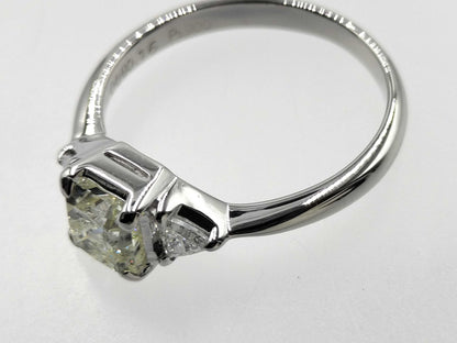 D1.008ct FD0.16ct PT900 4.2g Ring 
