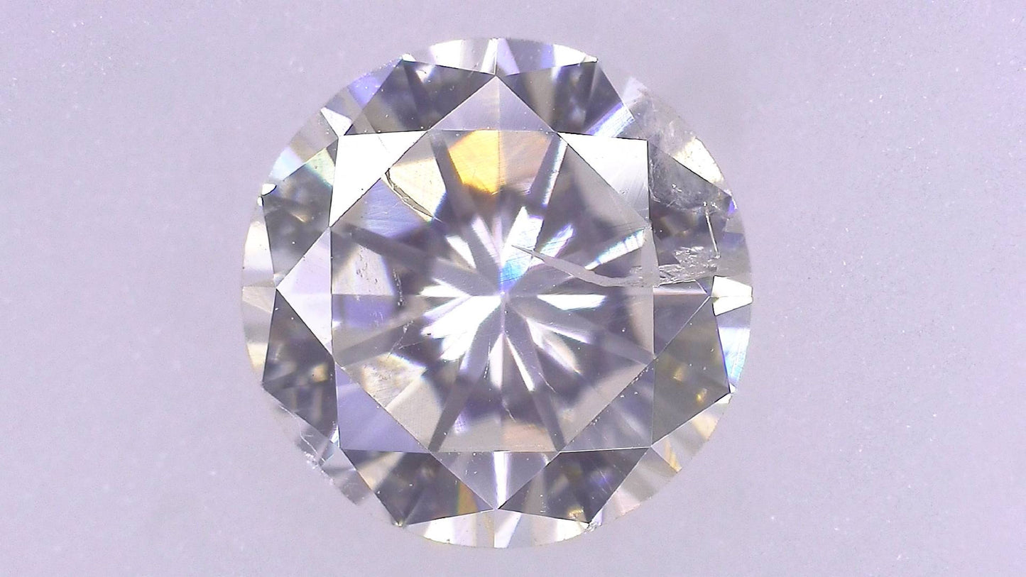 0.708ct H I-1 GOOD/GD/GD NONE NATURAL 5.65-5.70X3.44mm Loose Diamond