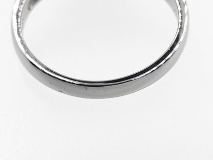 E0.77ct D0.35ct Pt900 5.1g Ring 