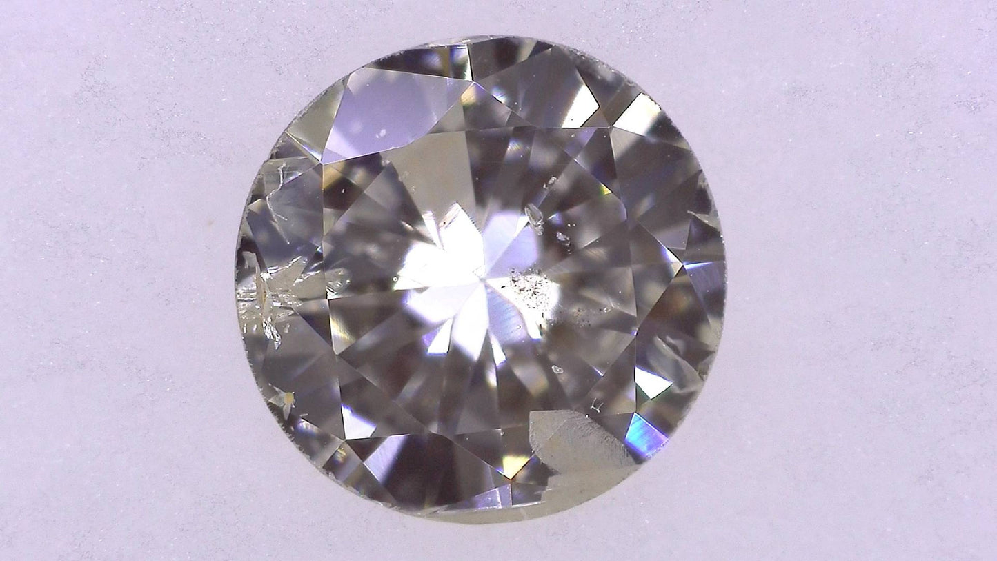 0.465ct K I-1 GOOD/GD/FR MEDIUM BLUE NATURAL 5.10-5.24X2.88mm Loose Diamond