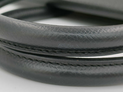 HERMES Birkin 30 Black Gold Hardware C Stamp Handbag