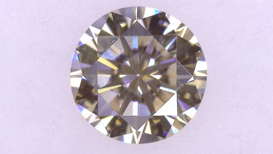 0.631ct UNDER S) LIGHT BROWN VS-1 VERY GOOD/GD/GD STRONG BLUE NATURAL 5.48-5.56X3.36mm Loose Diamond