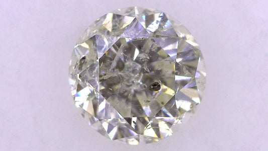 1.418ct M I-1 FAIR/GD/FR MEDIUM BLUE NATURAL 6.76-6.84X4.64mm Loose Diamond