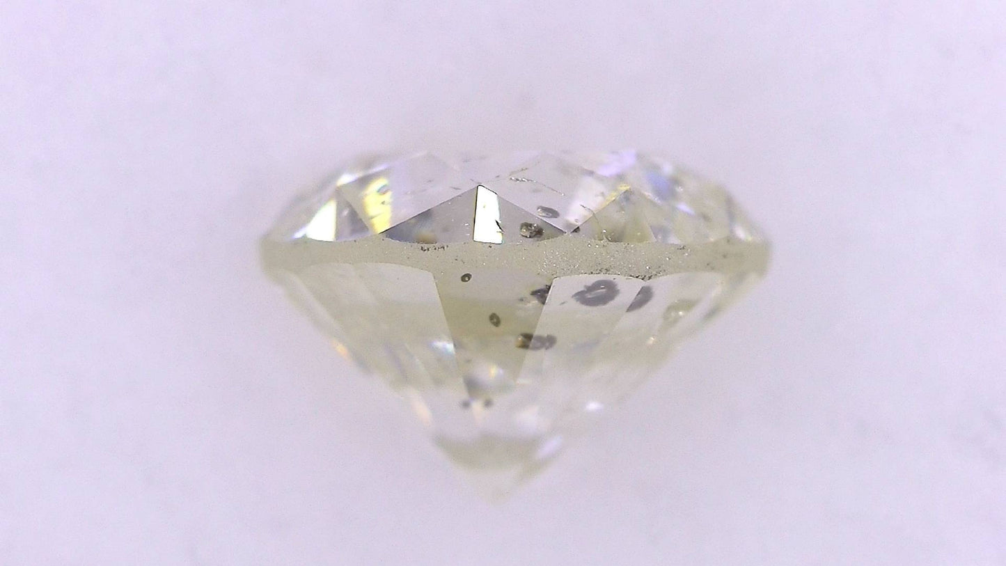 1.418ct M I-1 FAIR/GD/FR MEDIUM BLUE NATURAL 6.76-6.84X4.64mm Loose Diamond