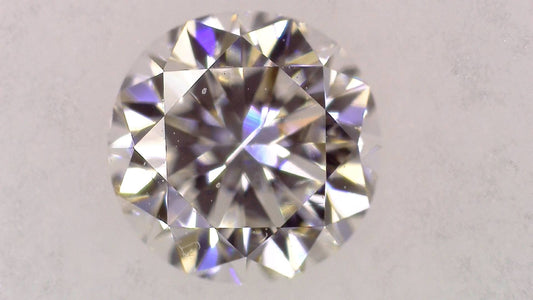 0.358ct F VS-2 GOOD/GD/FR STRONG BLUE NATURAL 4.37-4.46X2.87mm Loose Diamond