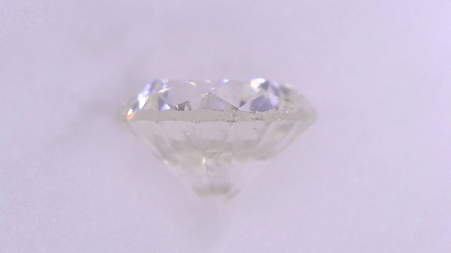 0.532ct H SI-2 GOOD/GD/FR NONE NATURAL 5.00-5.02X3.29mm Loose Diamond