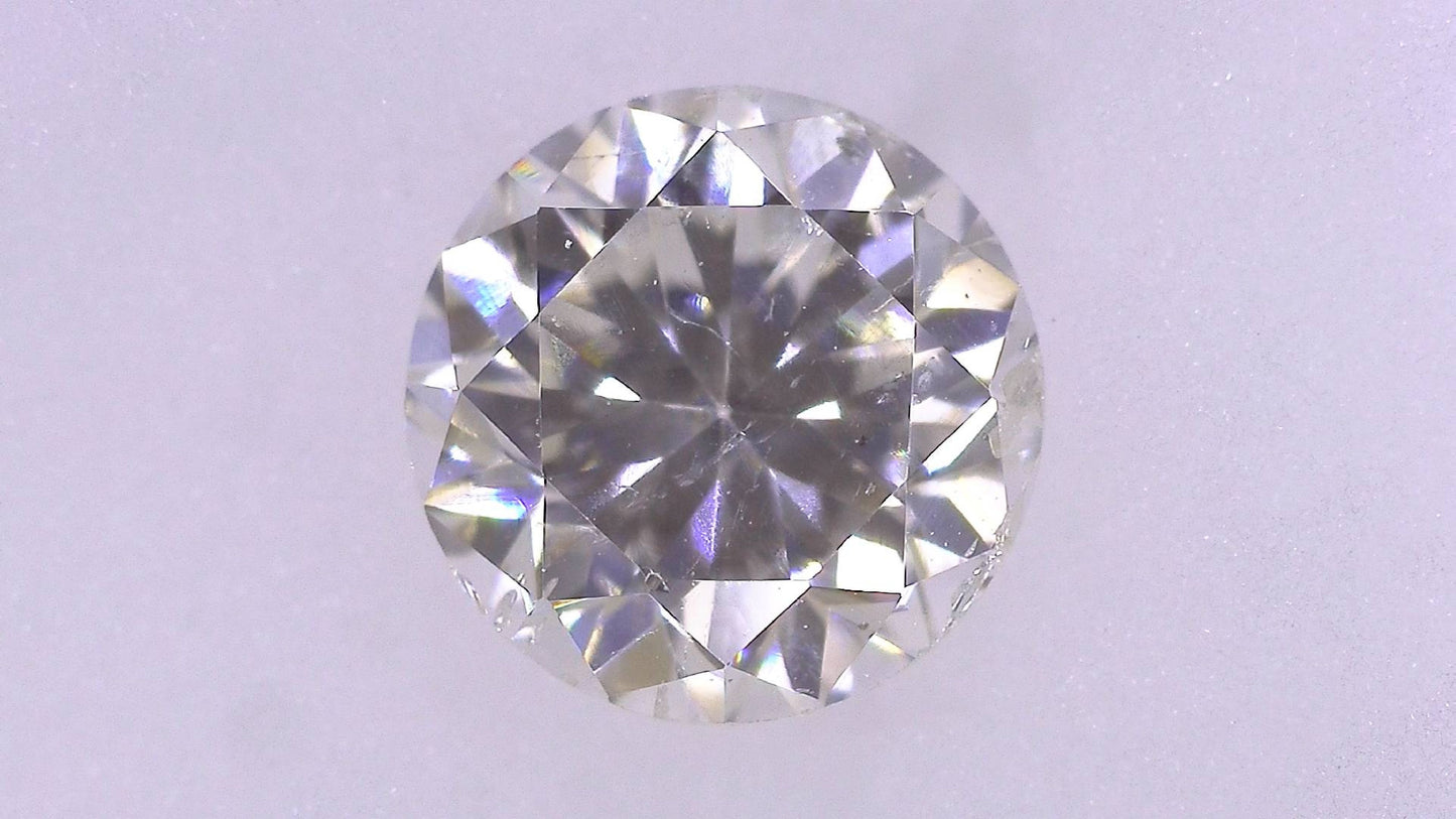0.532ct H SI-2 GOOD/GD/FR NONE NATURAL 5.00-5.02X3.29mm Loose Diamond