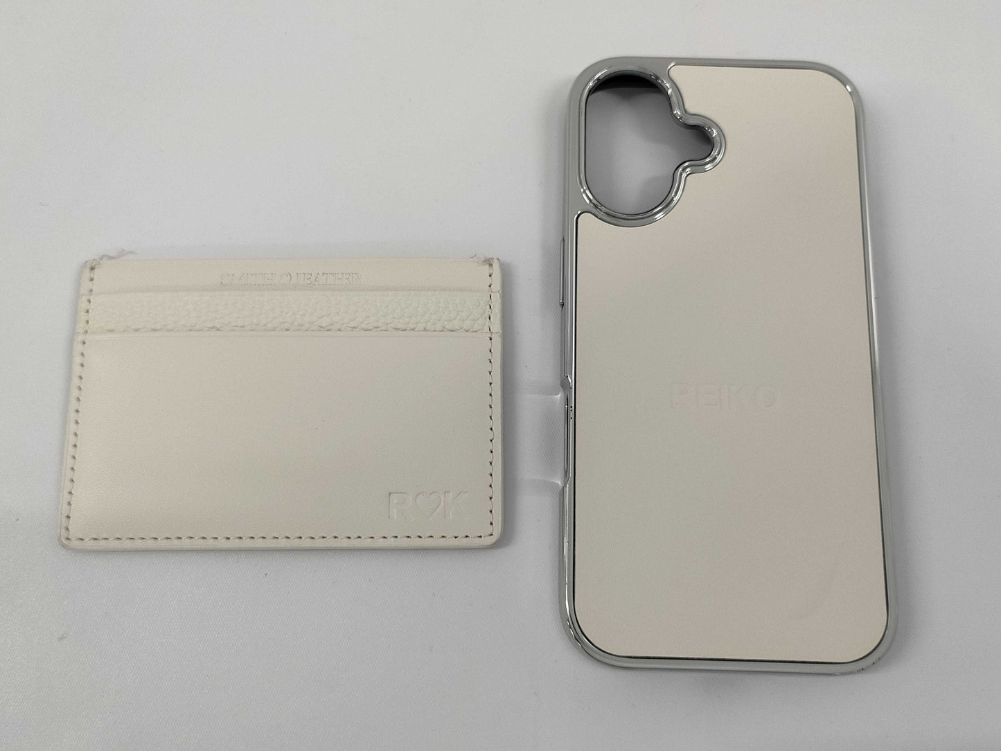 Smith & Leather Smartphone Case/Pass Case 2-Piece Set Card Case/Pass Case/Business Card Holder