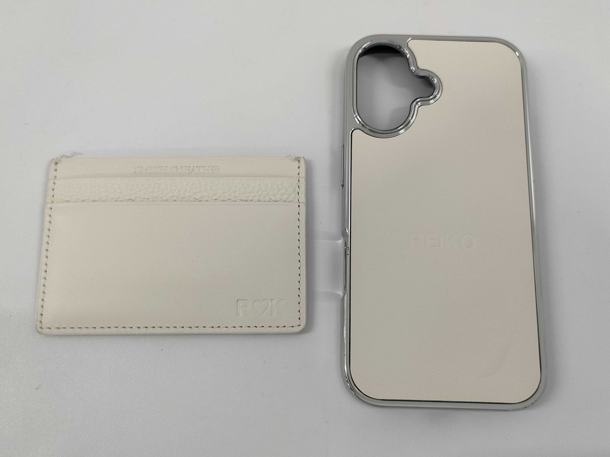 Smith & Leather Smartphone Case/Pass Case 2-Piece Set Card Case/Pass Case/Business Card Holder