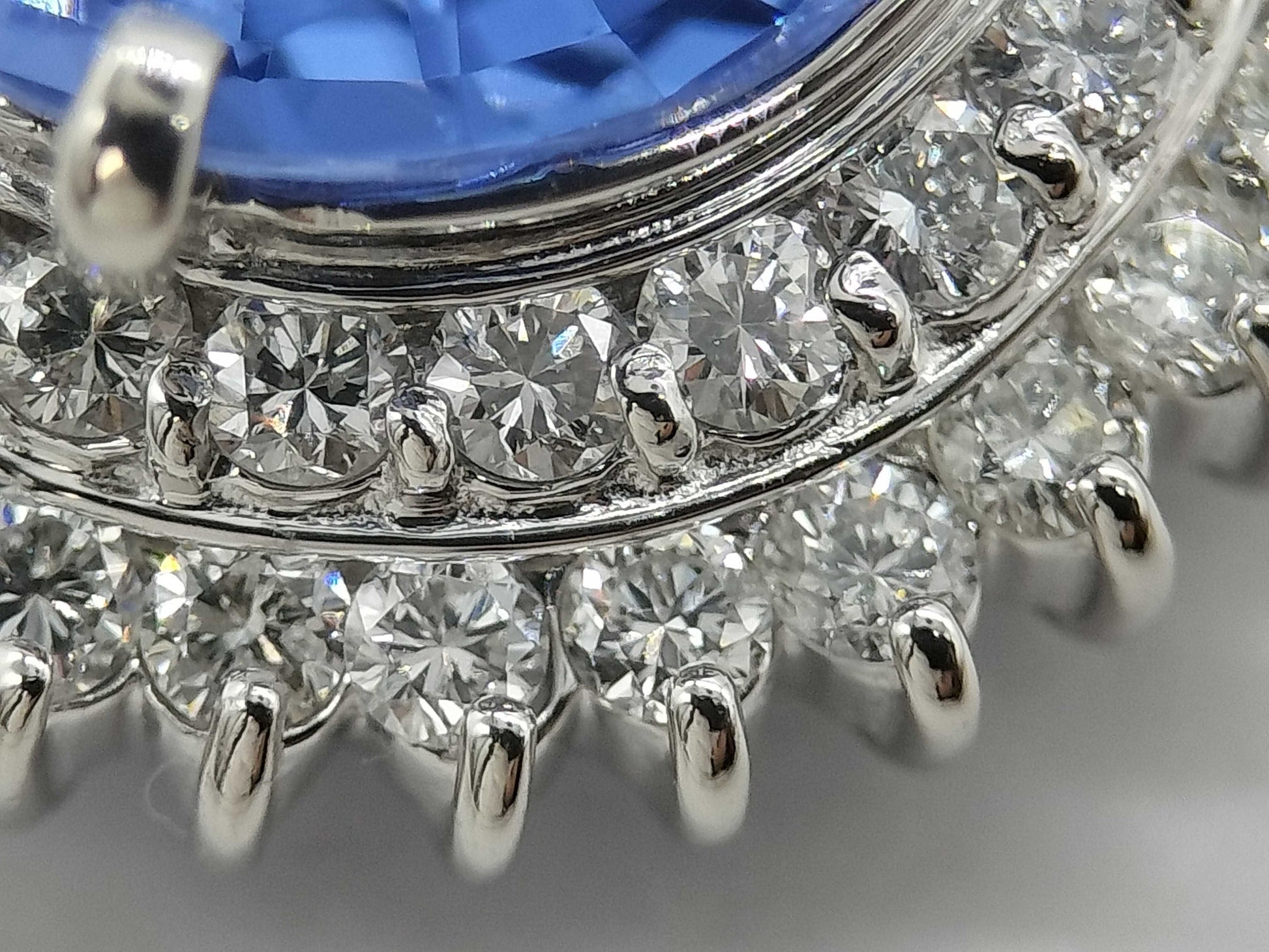 S10.82ct D1.18ct/0.15ct Pt900/Pt850 21.1g Necklace 