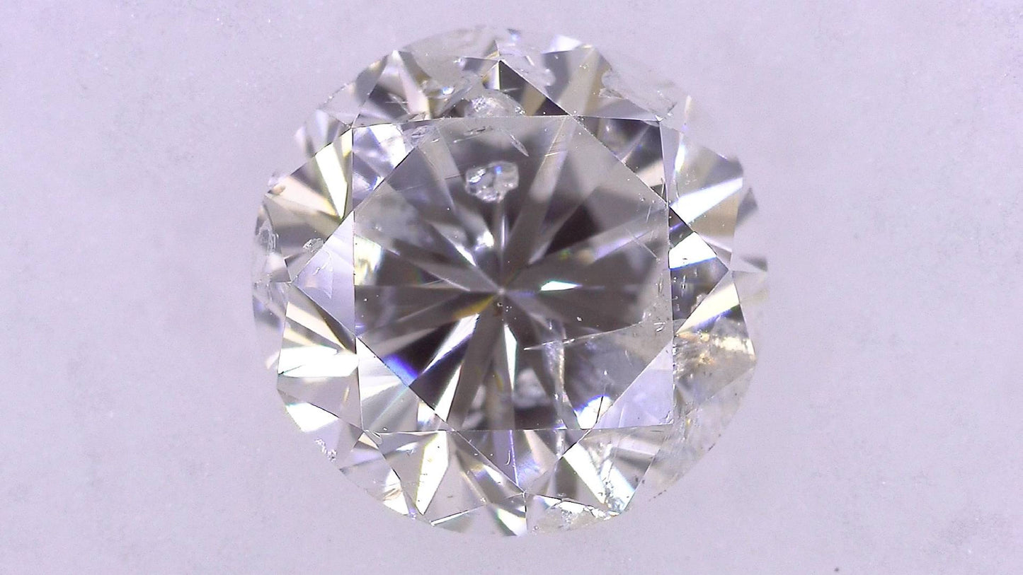 1.022ct F I-1 FAIR/GD/FR MEDIUM BLUE NATURAL 6.14-6.32X4.12mm Loose Diamond