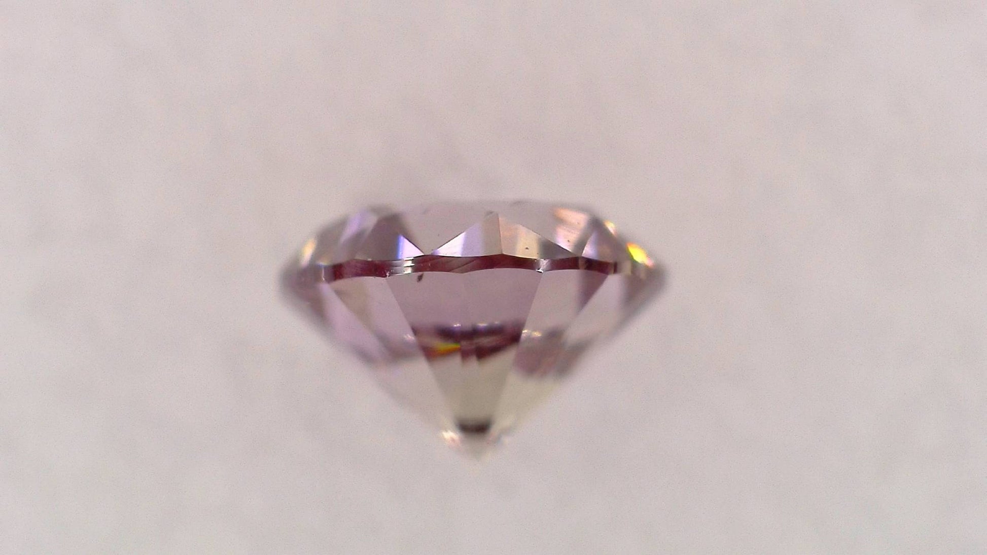 0.132ct Fancy Brownish Purple Pink SI-2 ****/GD/FR None Natural 3.13-3.17 x 2.06mm RD Diamond Loose Stone