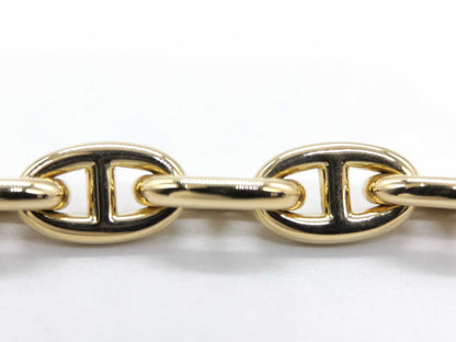 HERMES Chaine d'Ancre TPM 22-link bracelet in YG and Au750, weighing 19.4g 