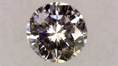 0.375ct J SI-1 GOOD/GD/FR NONE NATURAL 4.61-4.70X2.78mm Loose Diamond