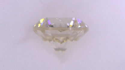 0.688ct UNDER N)VERY LIGHT BROWN SI-2 FAIR/GOLD/GOLD FAINT NATURAL 5.35-5.38X3.72mm Loose Diamond