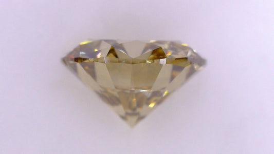 2.137ct Fancy Brown I-1 ****/GD/GD NONE NATURAL 8.32-8.37X5.03mm RD Color factor inspected by PL analysis Loose Diamond