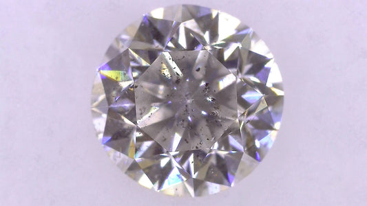0.951ct H I-1 FAIR/GD/GD FAINT NATURAL 6.14-6.26X4.04mm Loose Diamond