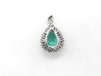 E2.08ct D0.67ct PT900 6.5g Pendant Top 