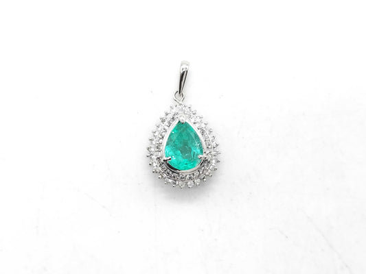 E2.08ct D0.67ct PT900 6.5g Pendant Top 