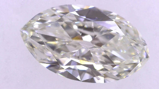 1.002ct I VS-2 ****/GD/GD FAINT NATURAL 9.04-5.22X2.86mm MQ Loose Diamond