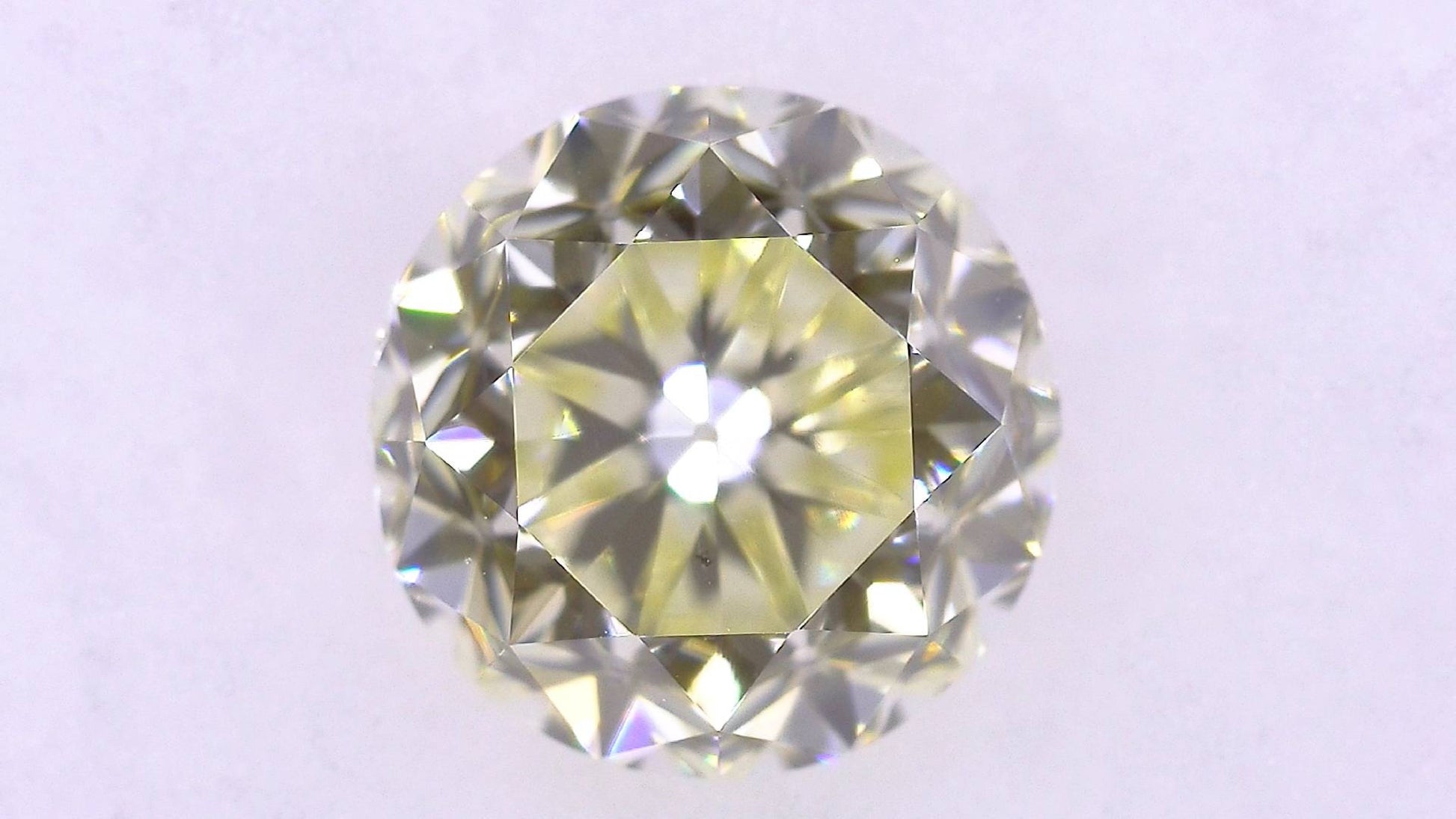 1.015ct UNDER N) VERY LIGHT YELLOW VS-2 POOR/GOLD/GOLD FAINT NATURAL 5.85-5.88X4.16mm Loose Diamond