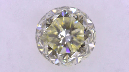 1.022ct M SI-1 POOR/GD/GD FAINT NATURAL 5.79-5.85X4.24mm Loose Diamond