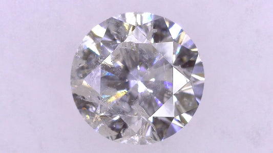 1.188ct H I-2 FAIR/GD/FR STRONG BLUE NATURAL 6.47-6.54X4.21mm Loose Diamond