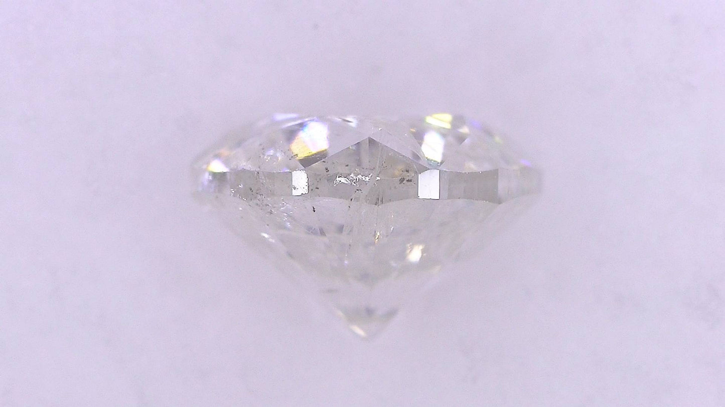 1.188ct H I-2 FAIR/GD/FR STRONG BLUE NATURAL 6.47-6.54X4.21mm Loose Diamond
