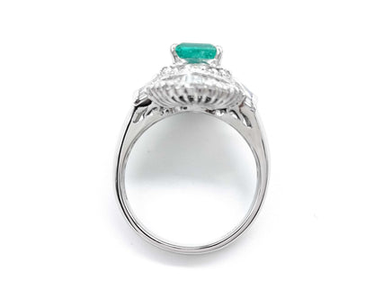 E1.27ct D0.90ct PT900 8.5g Ring 