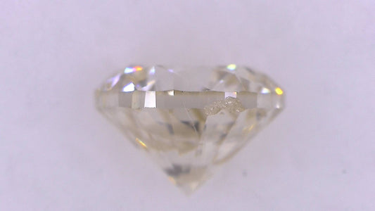 1.038ct M FAINT BROWN I-1 FAIR/GOLD/GOLD STRONG BLUE NATURAL 6.06-6.13X4.15mm Loose Diamond