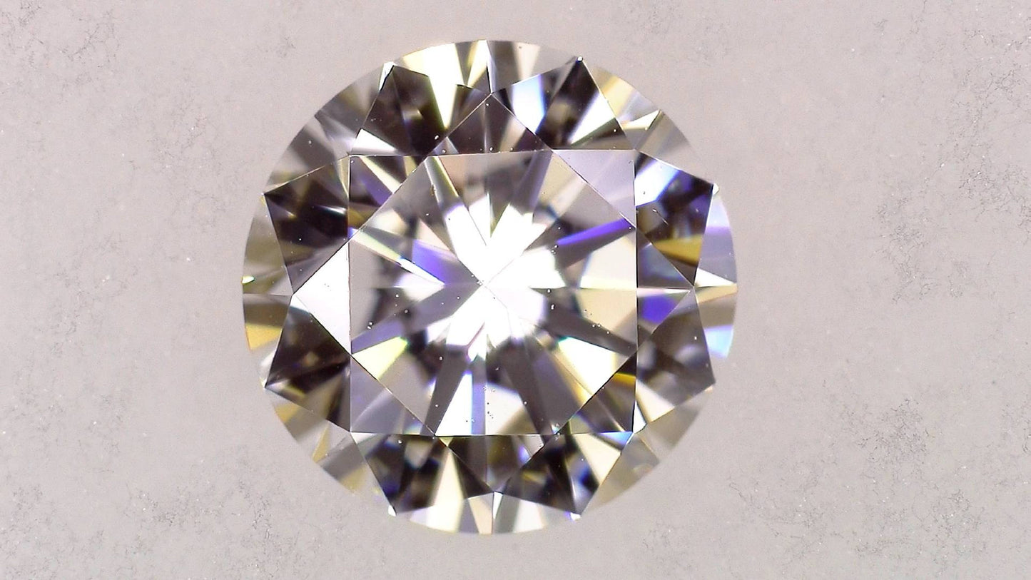 0.315ct D VS-2 VERY GOOD/VG/GD MEDIUM BLUE NATURAL 4.33-4.37X2.68mm Loose Diamond