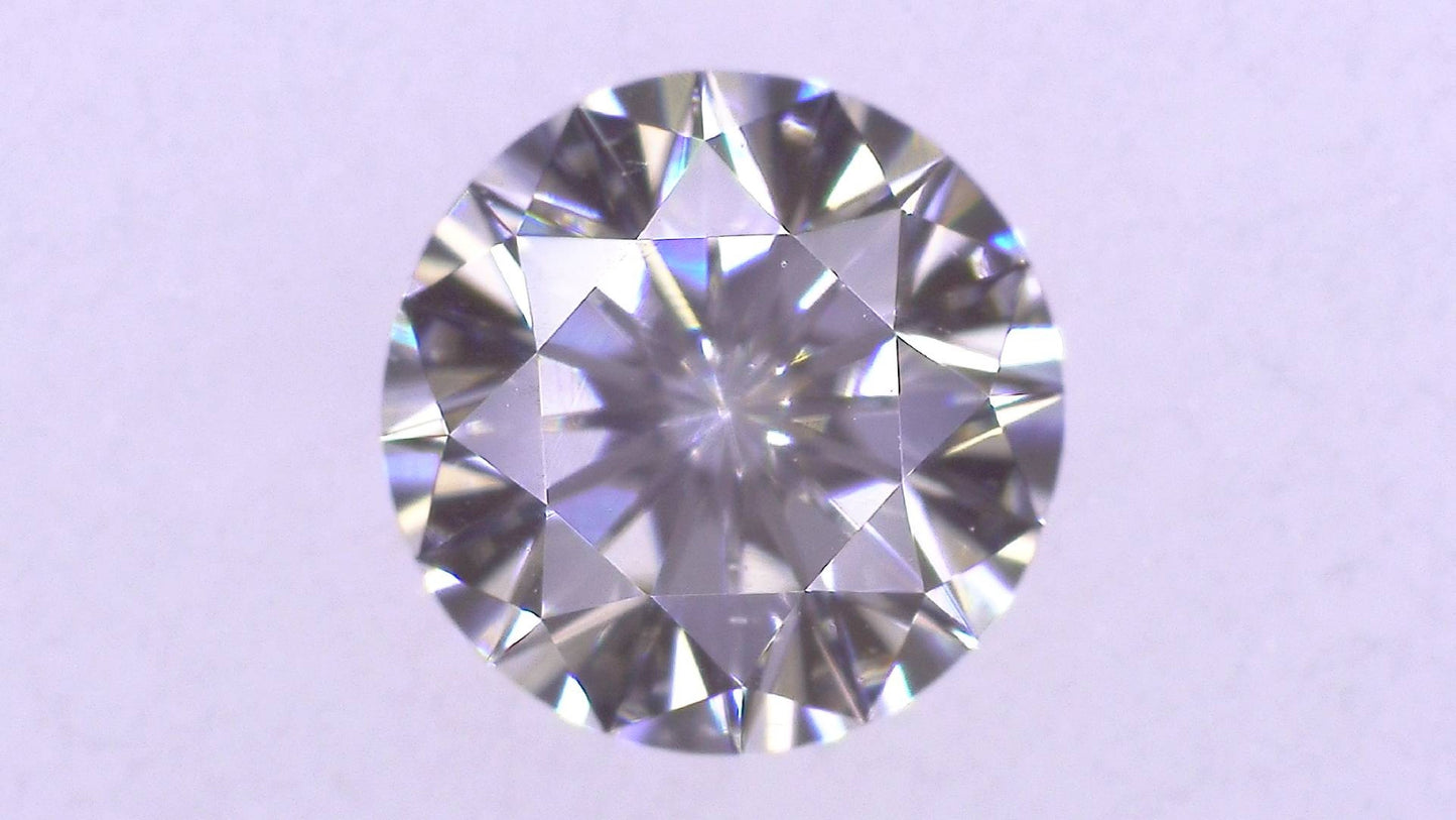 0.308ct D VS-2 ****/VG/VG STRONG BLUE NATURAL 4.33-4.36X2.70mm RD Loose Diamond