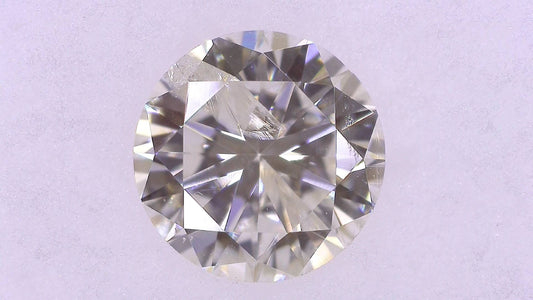 0.452ct I I-1 GOOD/GD/GD STRONG BLUE NATURAL 4.91-4.93X3.01mm Loose Diamond