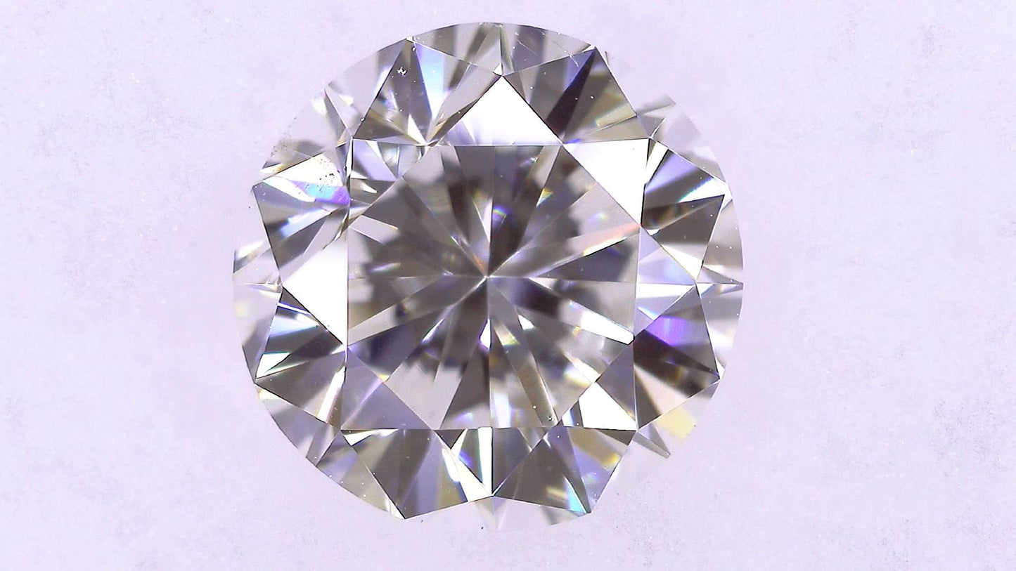 1.084ct G SI-1 GOOD/GD/FR NONE NATURAL 6.37-6.51X4.17mm Loose Diamond