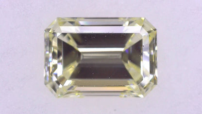 0.455ct UNDER N) VERY LIGHT YELLOW VS-1 ****/GD/GD MEDIUM BLUE NATURAL 5.21-3.70X2.63mm EM Diamond Loose