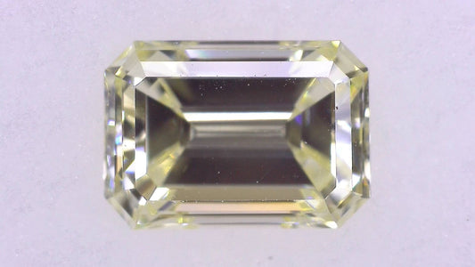 0.455ct UNDER N) VERY LIGHT YELLOW VS-1 ****/GD/GD MEDIUM BLUE NATURAL 5.21-3.70X2.63mm EM Diamond Loose